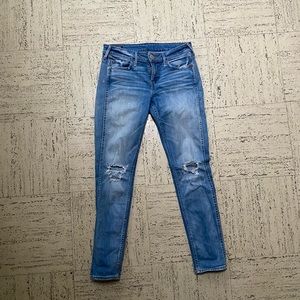 True religion Halle midrise super skinny jeans